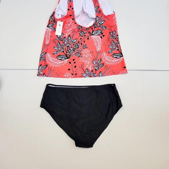 Holipick Women Tankini Swimsuits High Neck Swim Tank Top with Shorts Size 18W - Picture 6 of 8